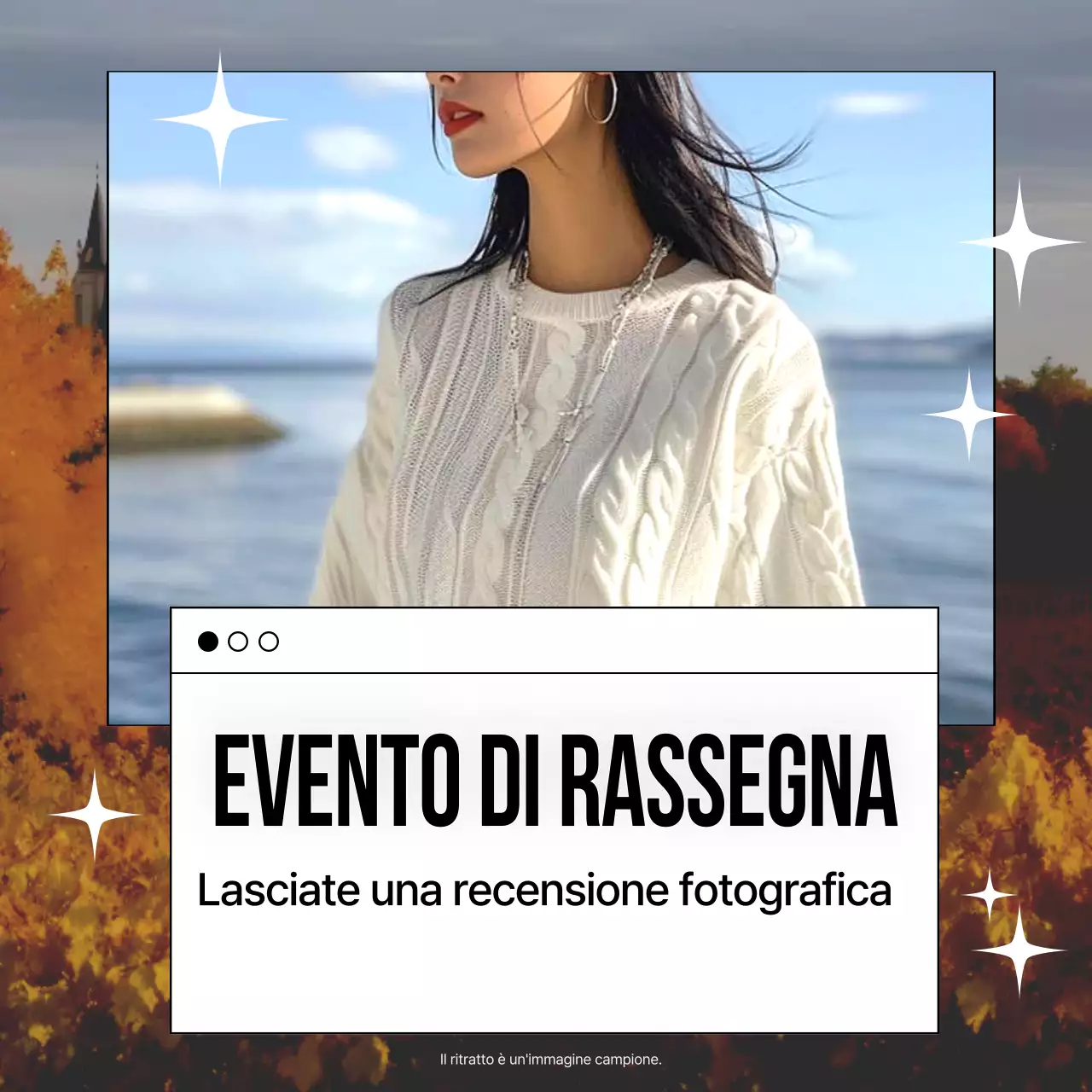 Annuncio di recensione di Beige Modern