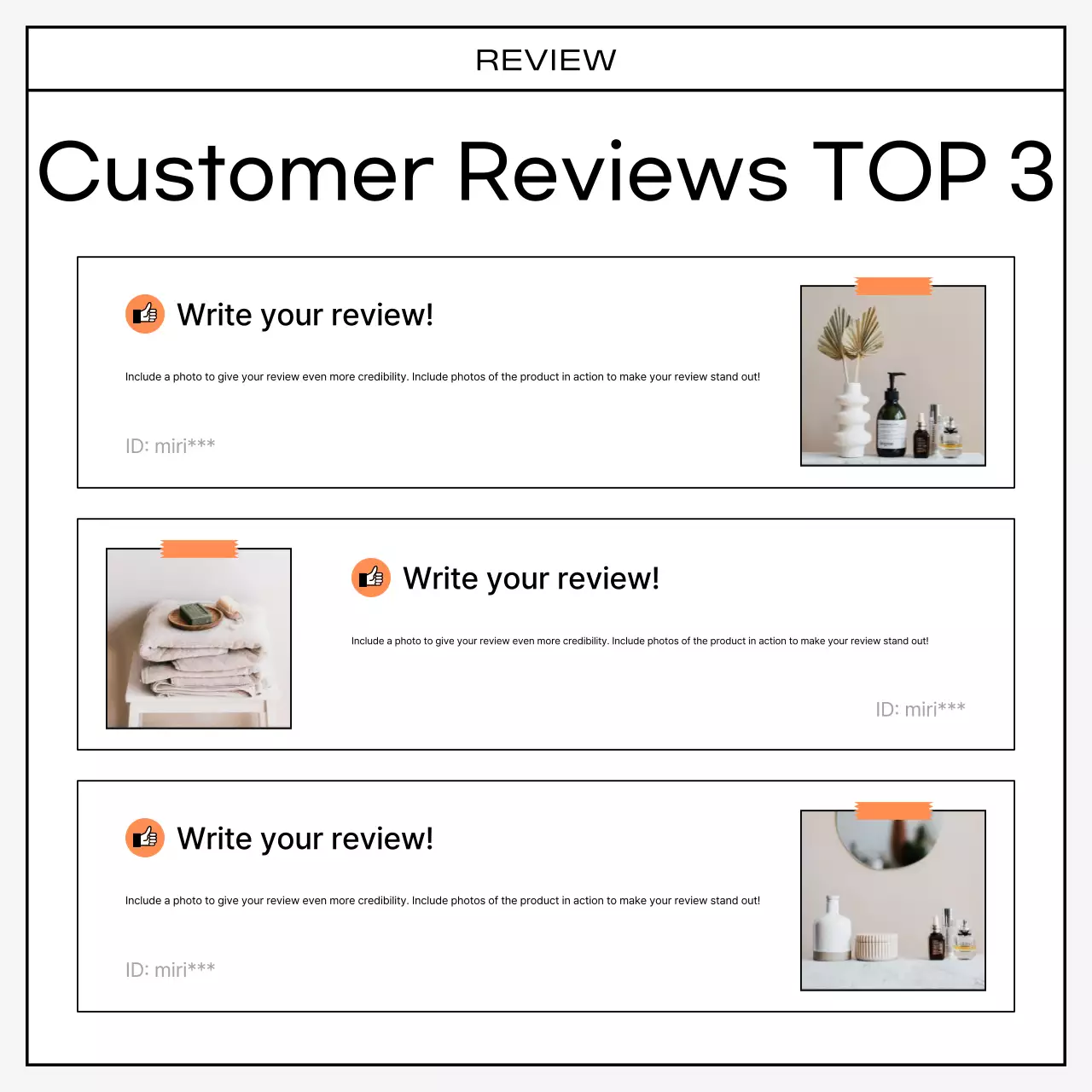 Beige Minimal Reviews Document Instagram Carousel