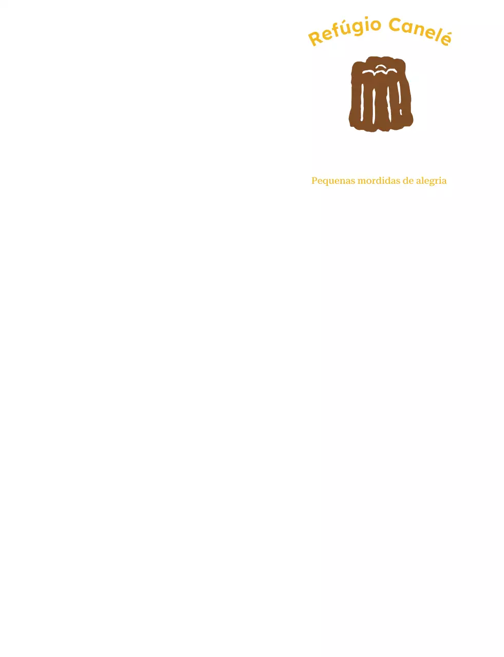 Logótipo de sobremesa simples castanho