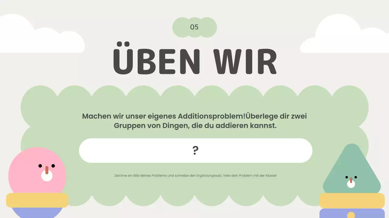 Rosa moderner Mathekurs