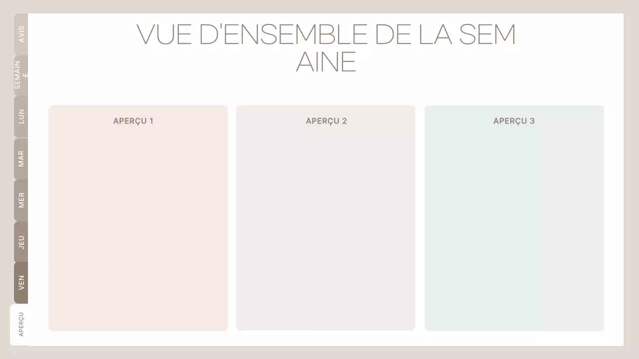 agenda de classe minimaliste beige calendrier