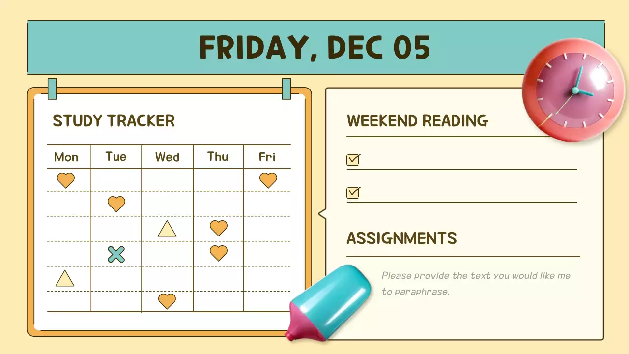 Orange Simple Class Agenda Presentation