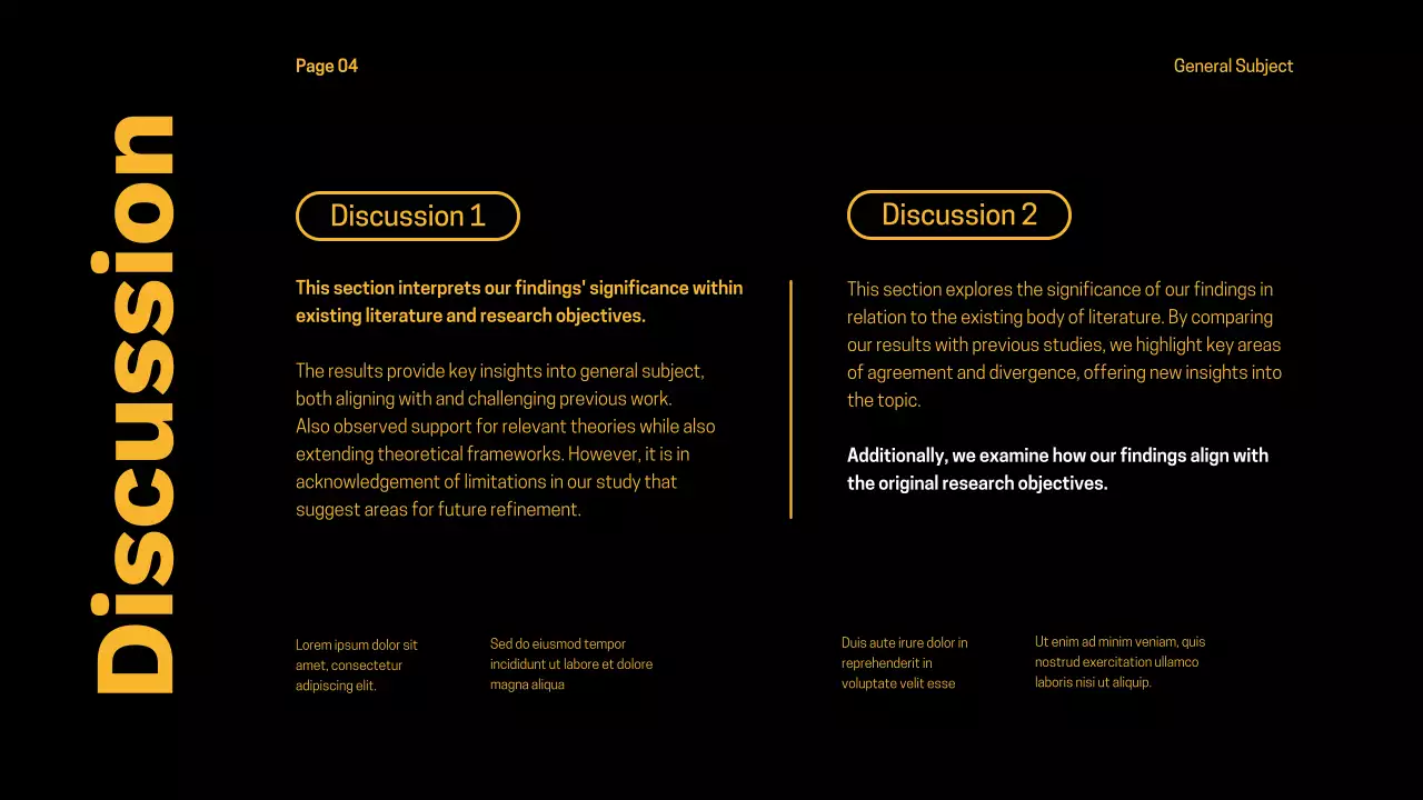 Black Modern Thesis Presentation