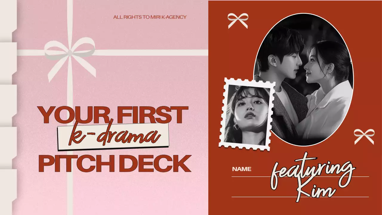 Pink Trendy K-Drama Promotion Presentation