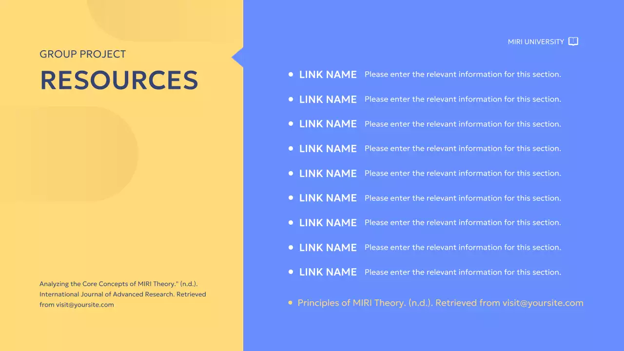 Presentasi Proyek Modern Biru