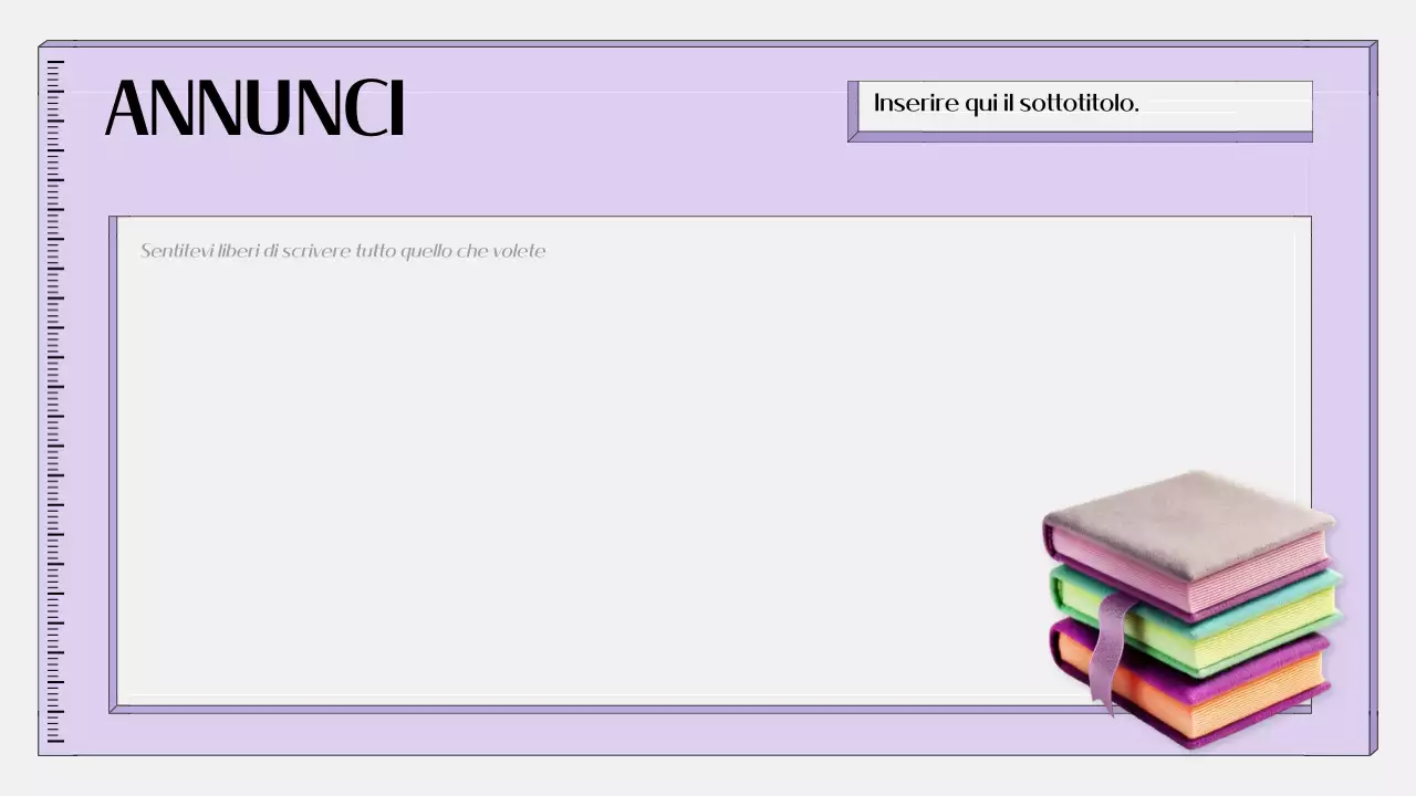 agenda educativa semplice viola