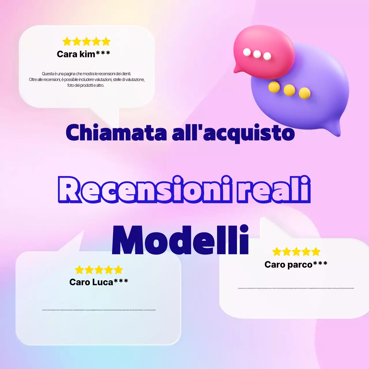 Tendenze rosa Annunci di revisione