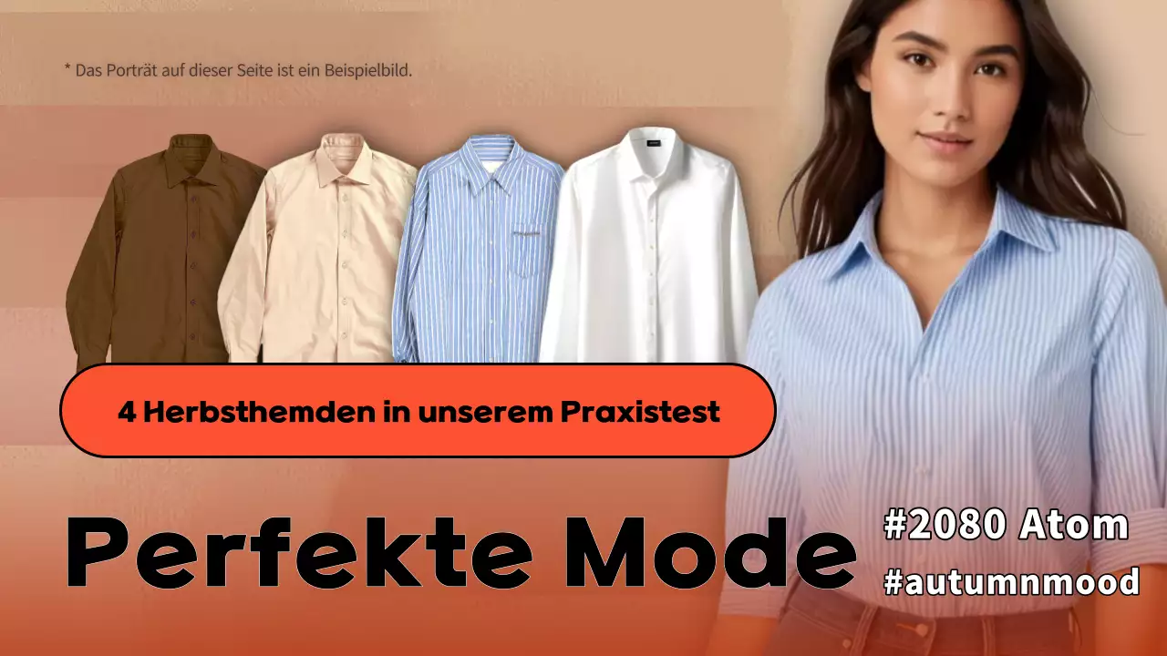 Förderung moderner Modeartikel in Orange