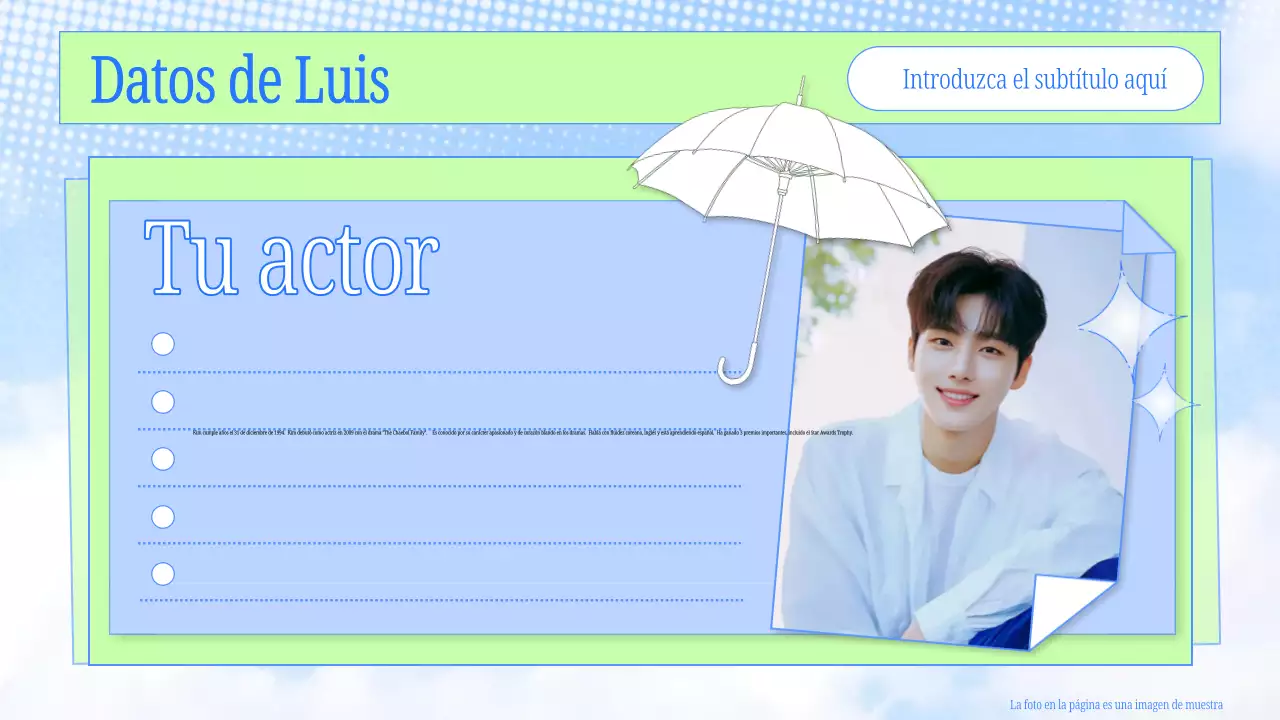 blue y2k k drama anuncio