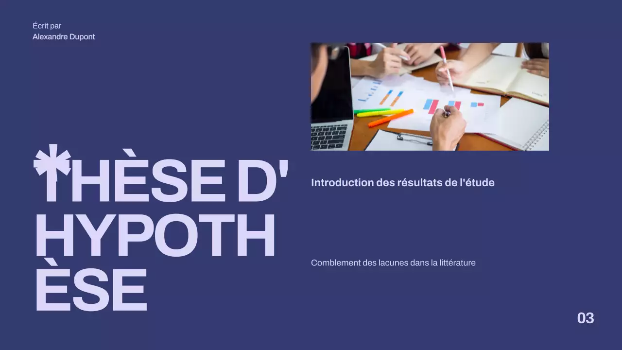 présentation de thèse minimaliste violette