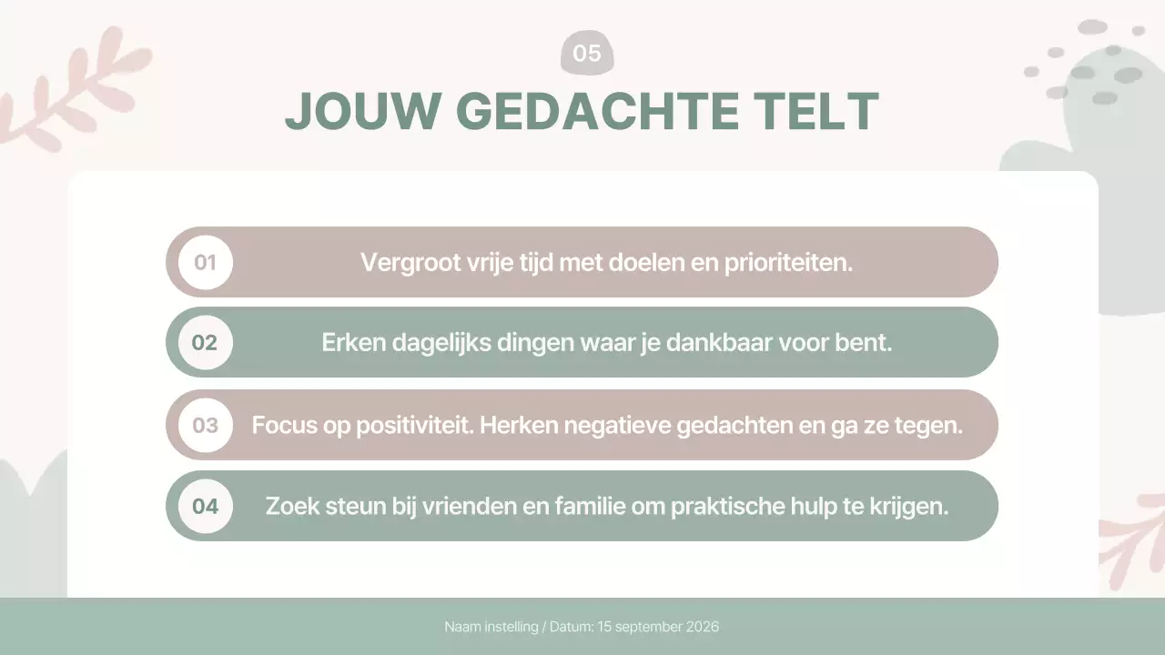 munt moderne gids voor geestelijke gezondheid