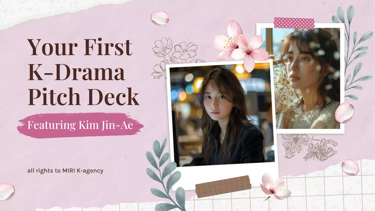 Pink Floral Drama Pitch Presentation