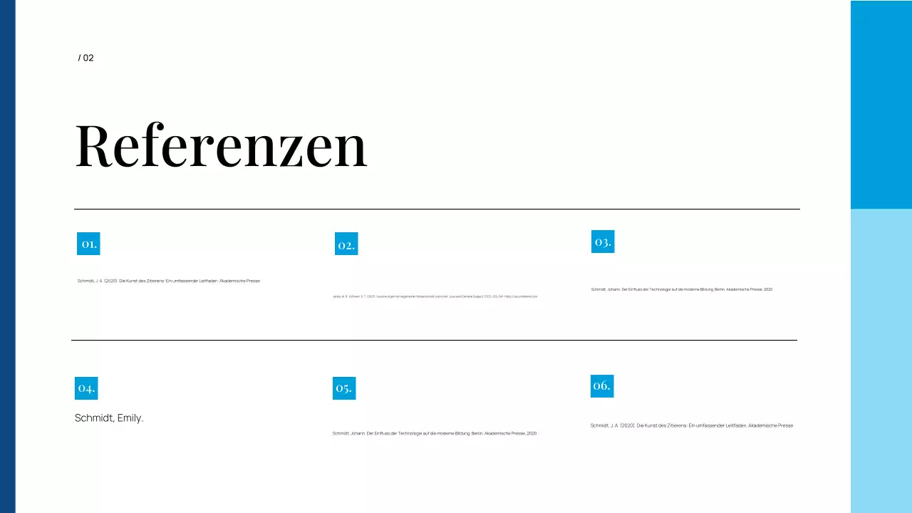blue professional Diplomarbeit Präsentation