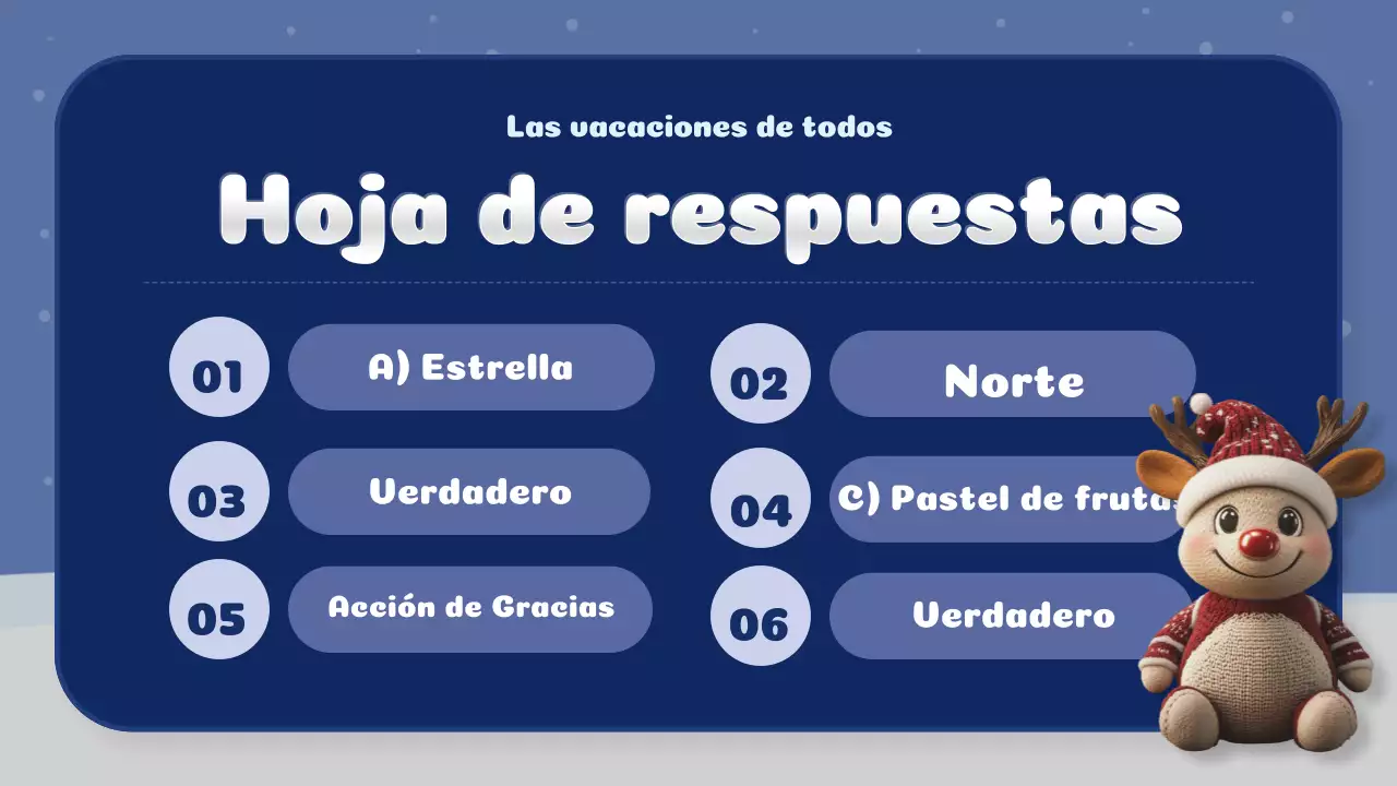 navy and white creative christmas quiz class