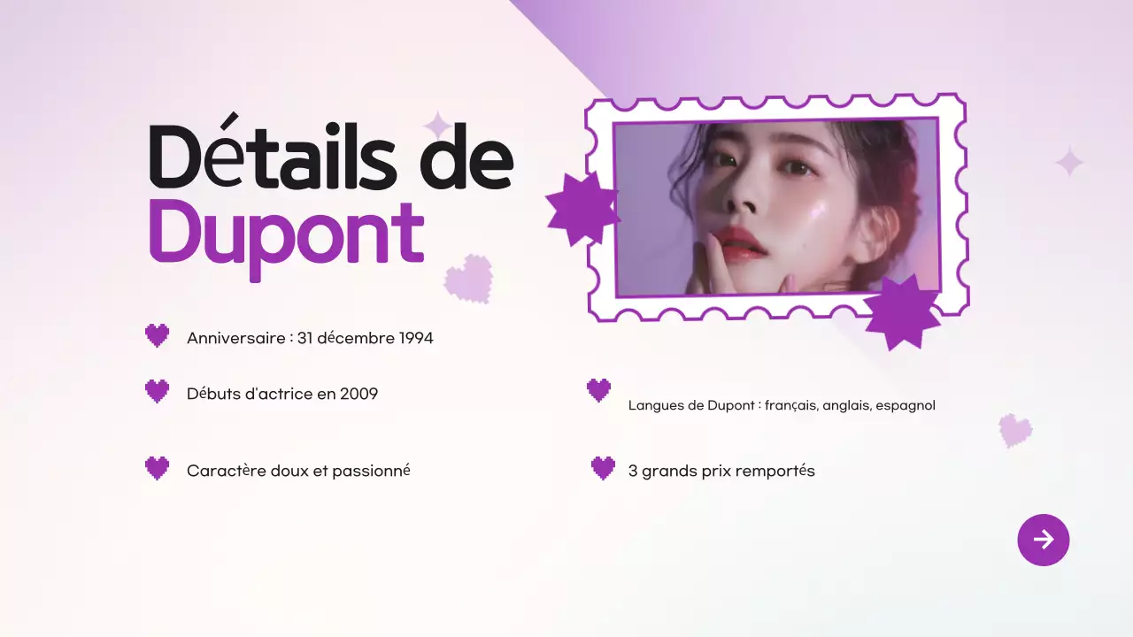 Purple Modern K-Drama Pitch Deck Presentation