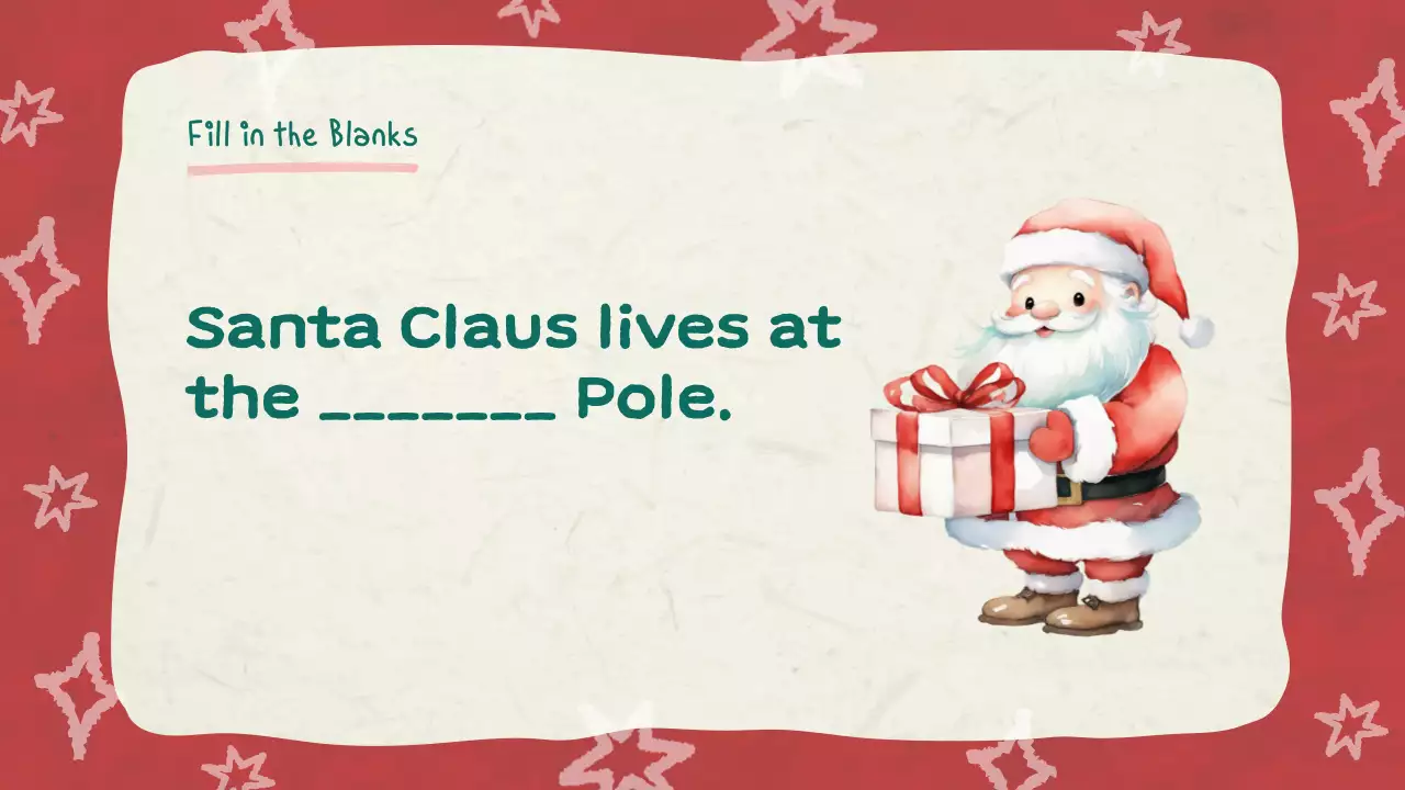 Red Traditional Christmas Event Presentation