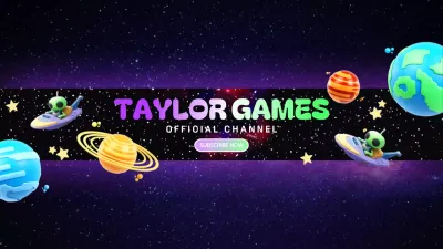 Purple Trendy Gaming Promotion YouTube Thumbnail