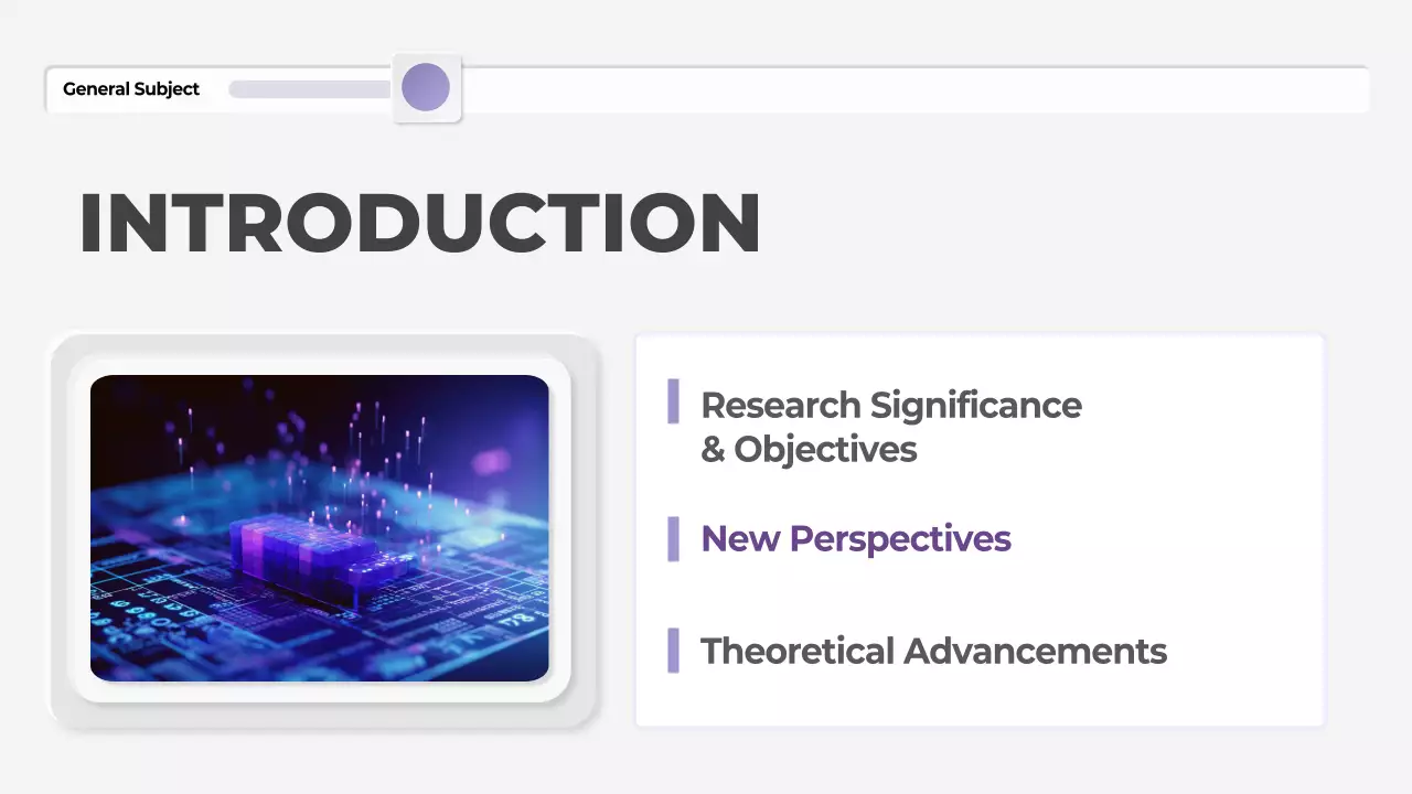 Purple Modern Thesis Guide Presentation