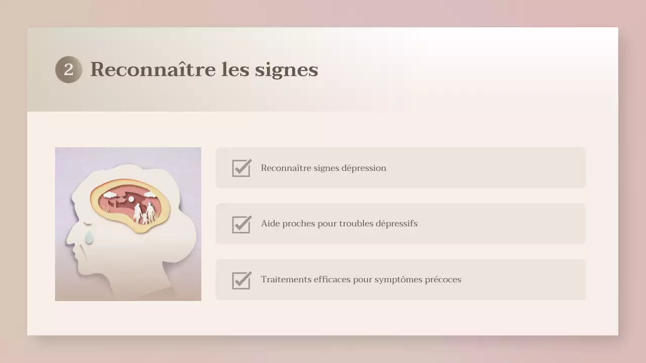 présentation beige de la santé moderne