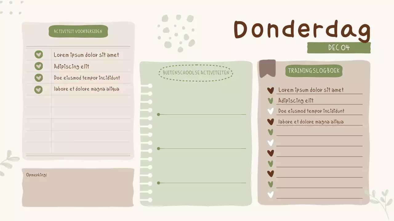 Schattige Pastel Klassikale Agenda Presentatie