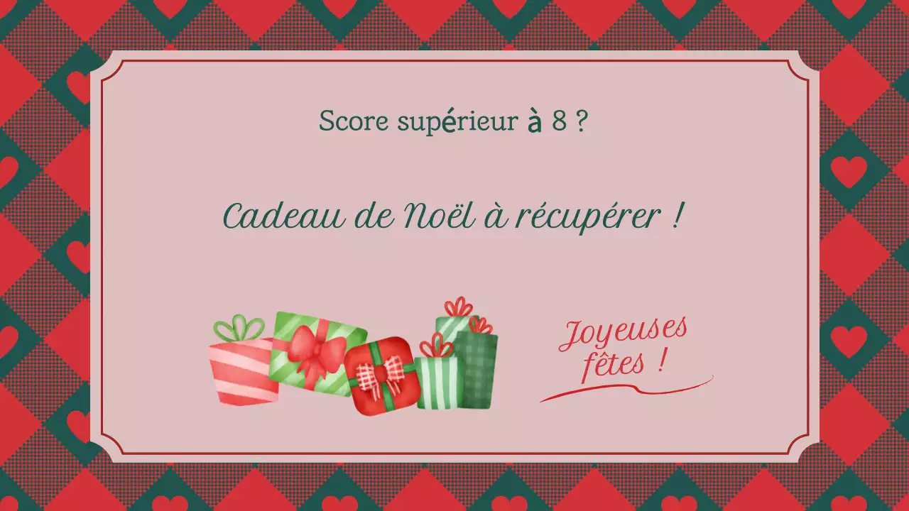 Classique Vintage Traditionnel Quiz de Noël