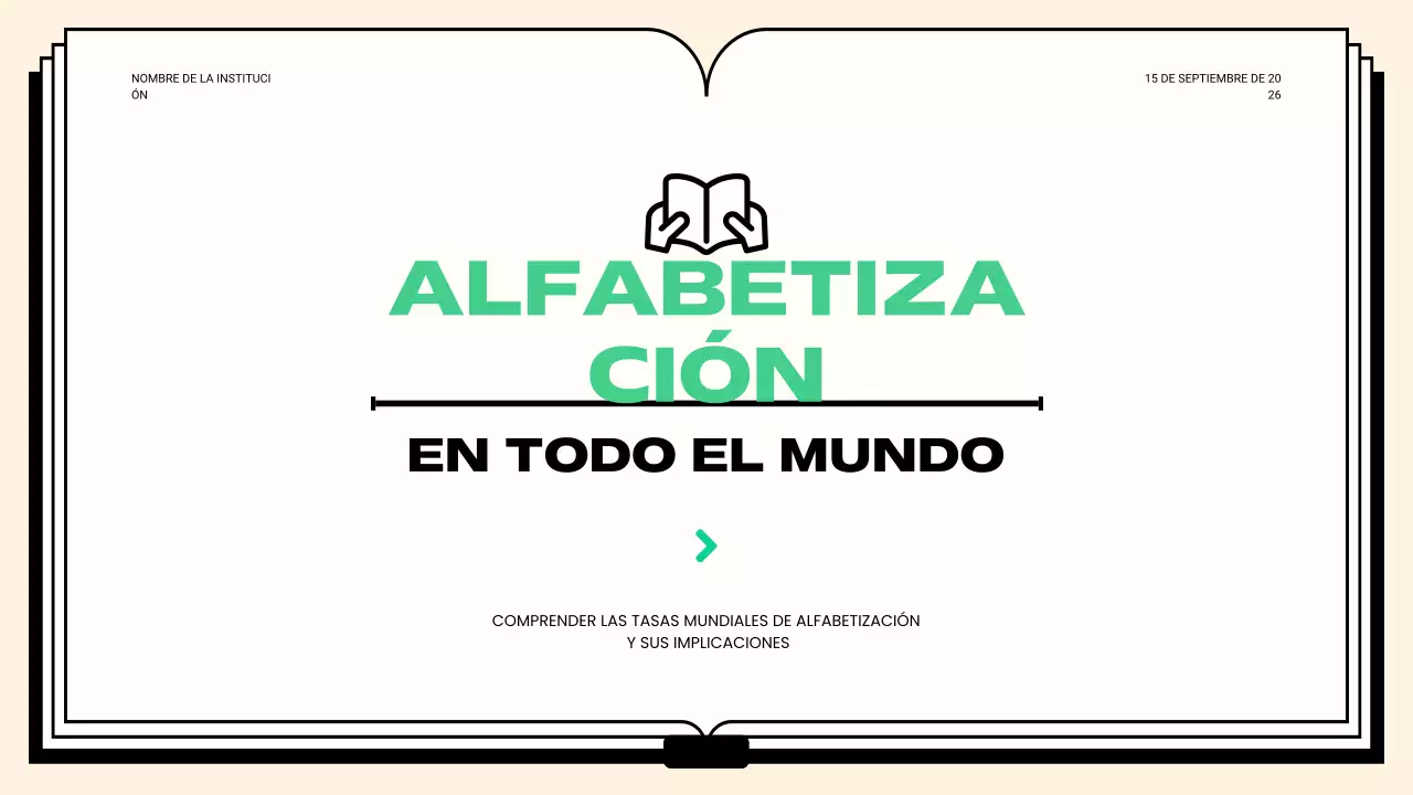 clase de alfabetización verde y limpia