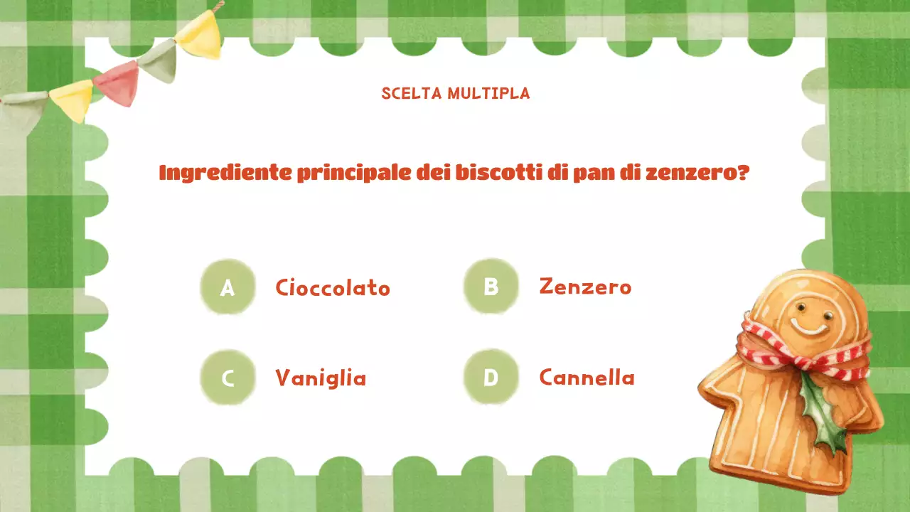 presentazione verde festosa per le vacanze