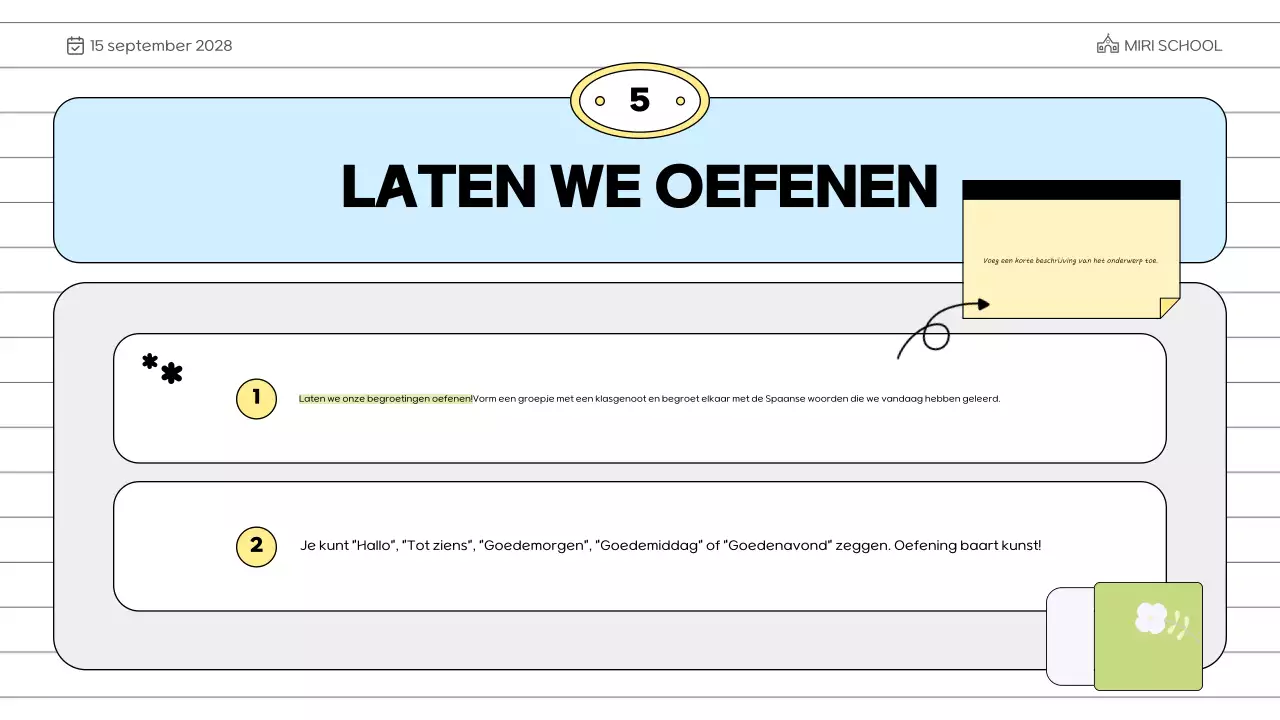 blauwe gids voor modern onderwijs