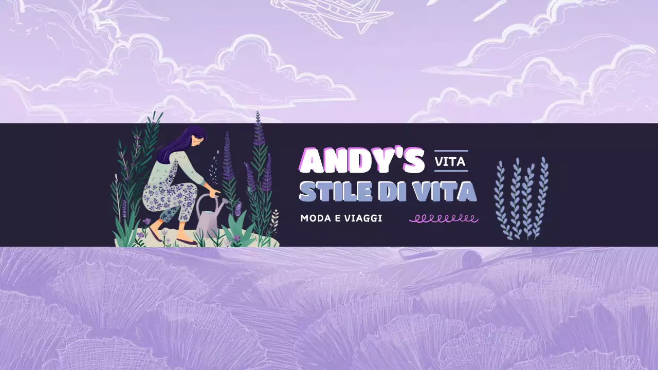 estetica viola stile di vita canale youtube arte