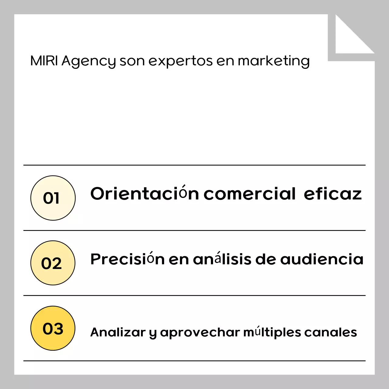 Guía de anuncios Grey Simple