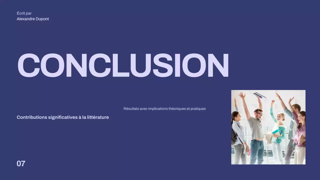 présentation de thèse minimaliste violette