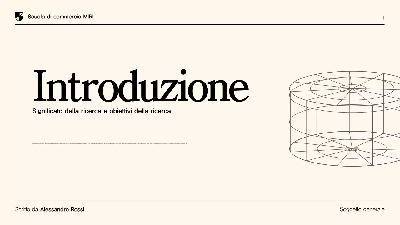 Presentazione della tesi di laurea moderna in beige