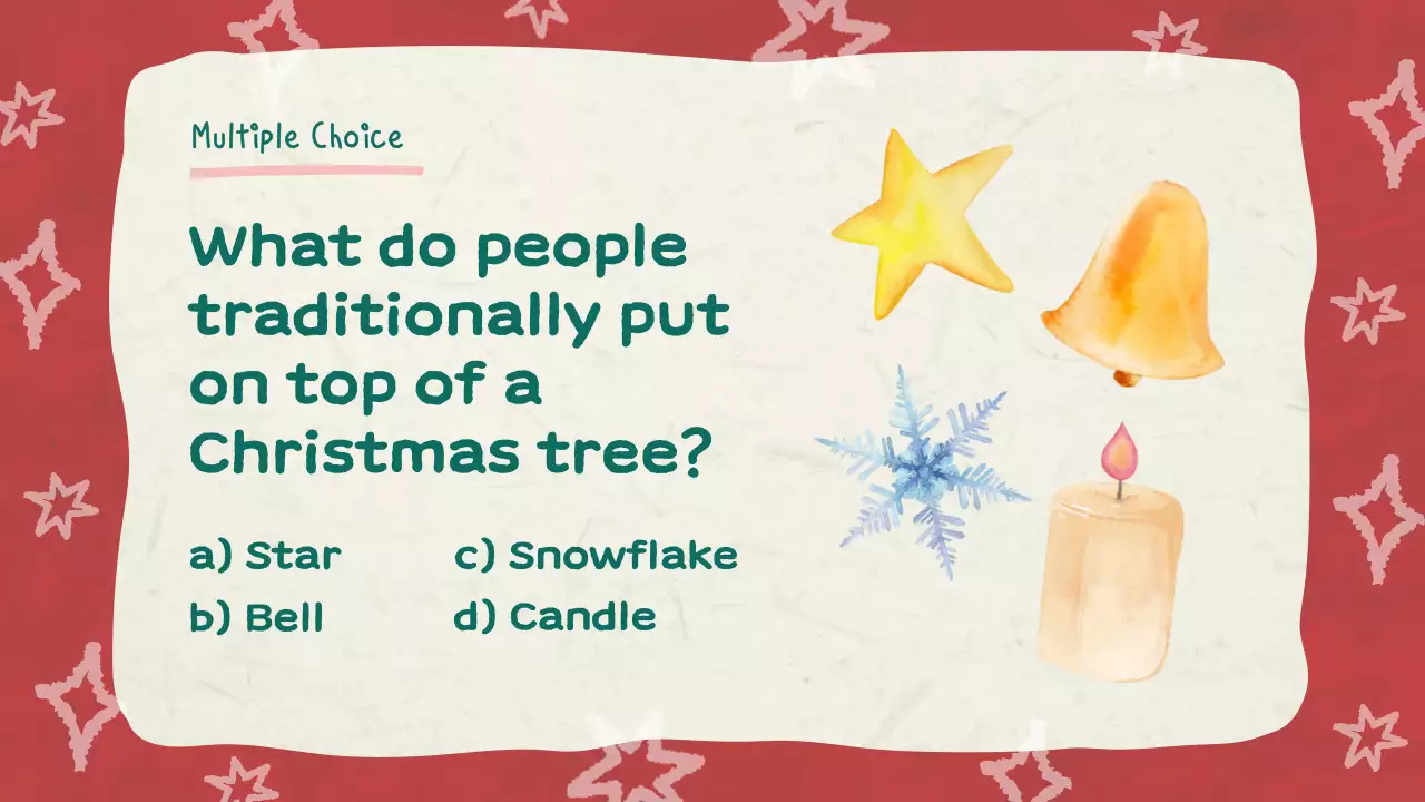 Red Traditional Christmas Event Presentation