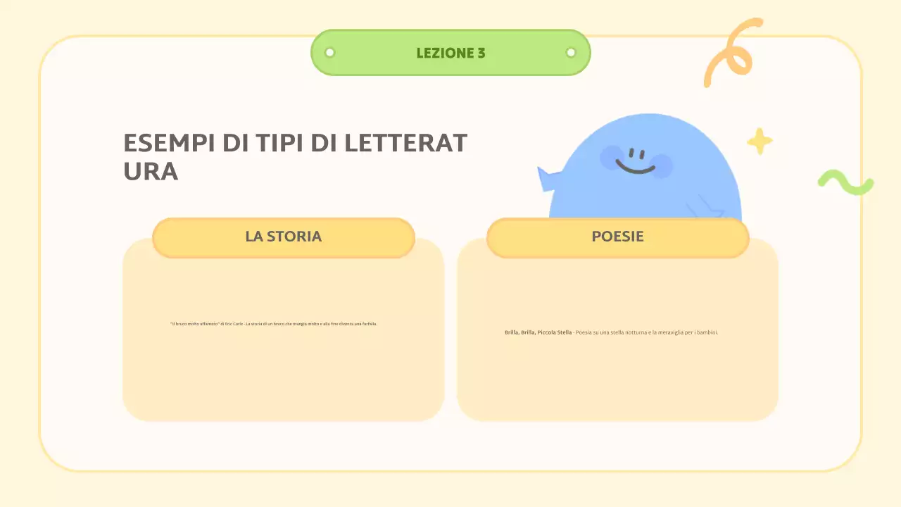 classe gialla di letteratura astratta