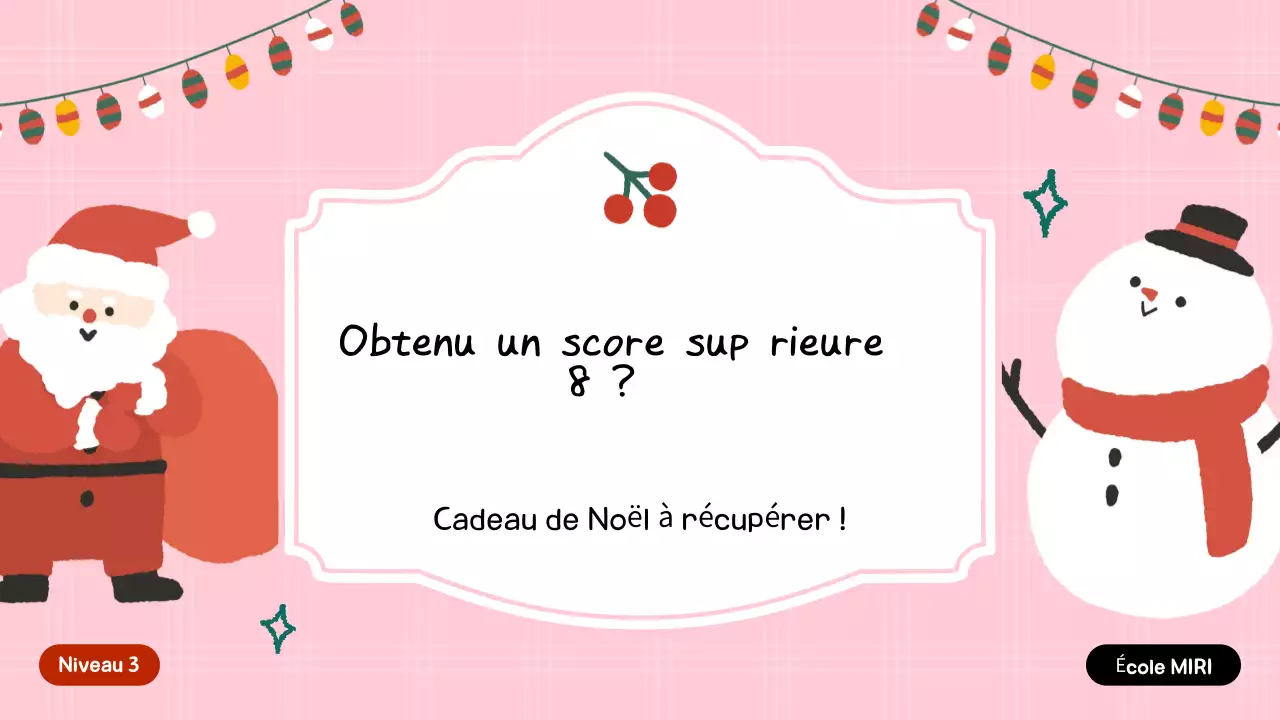 Invitation festive verte pour les fêtes de fin d'année