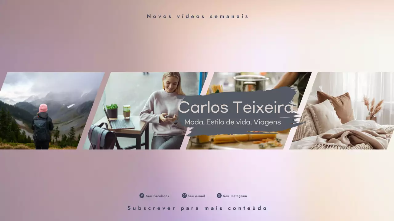 promoção estilo de vida moderno bege