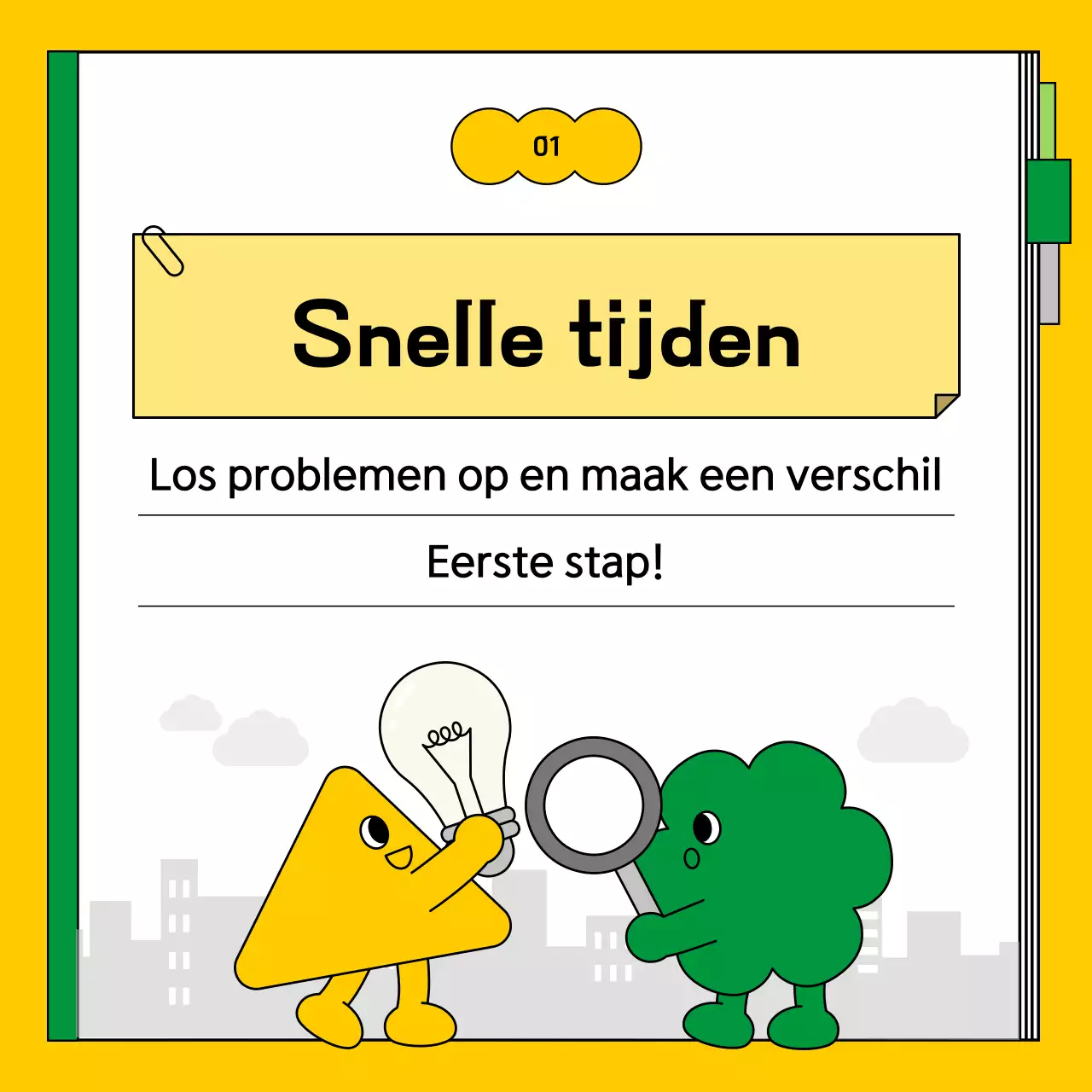 Over de gele en groene transformatiegids voor schoon werk