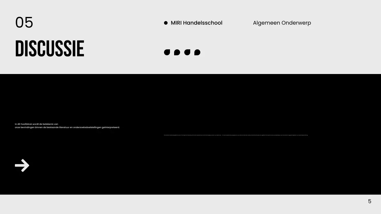Zwart-wit Minimal Thesis Publiciteit