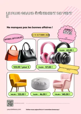 Pink Modern Sale Promotion