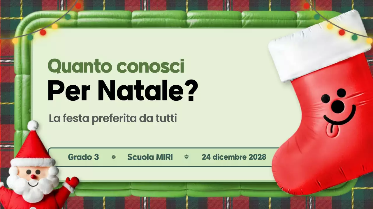 attività natalizie red pop in classe