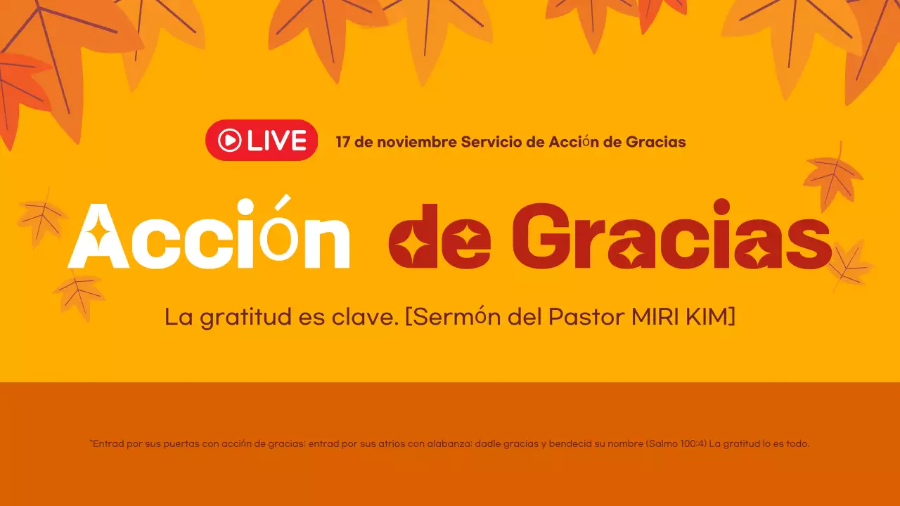 Guía de adoración Orange Simple