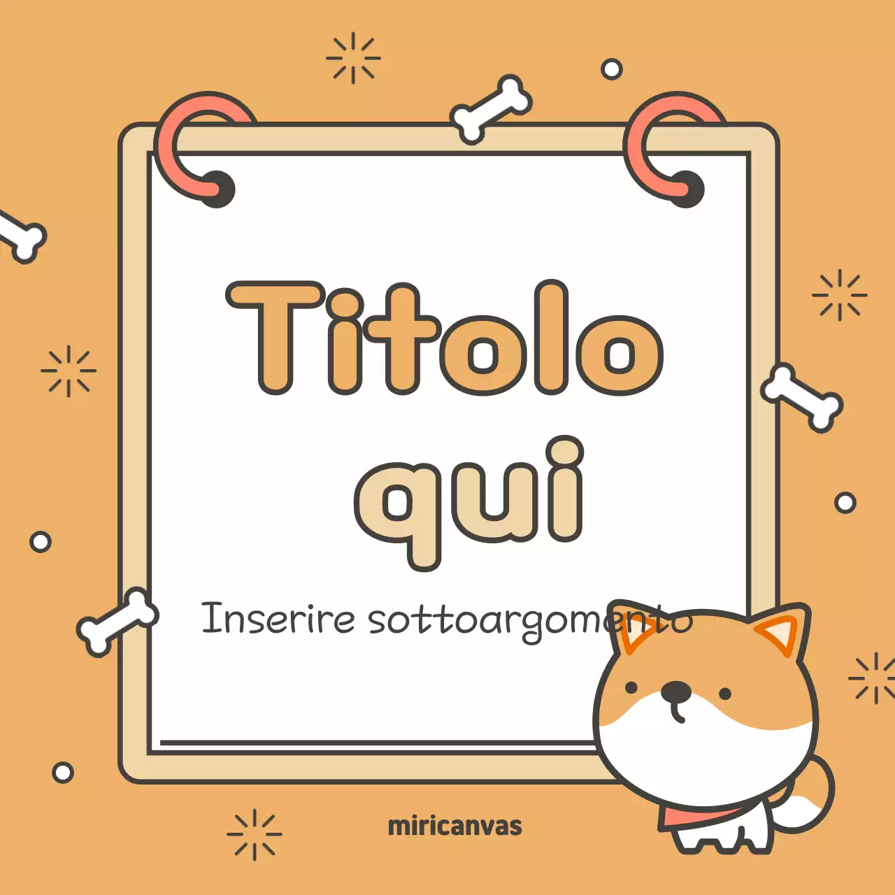 12 simpatiche copertine di animali dello zodiaco in marrone e arancione