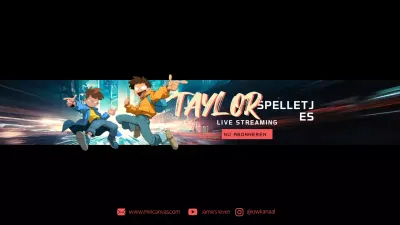 blauwe retro gaming promotie