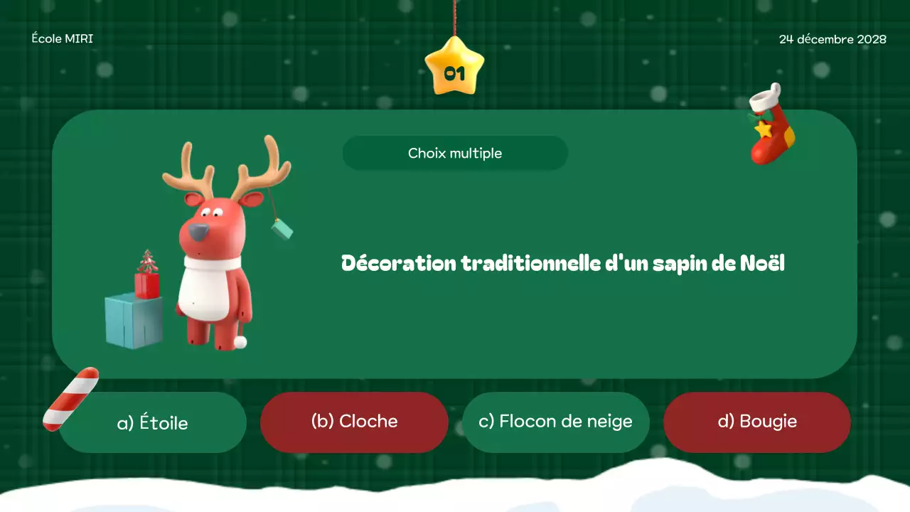 événement festif vert pour les vacances