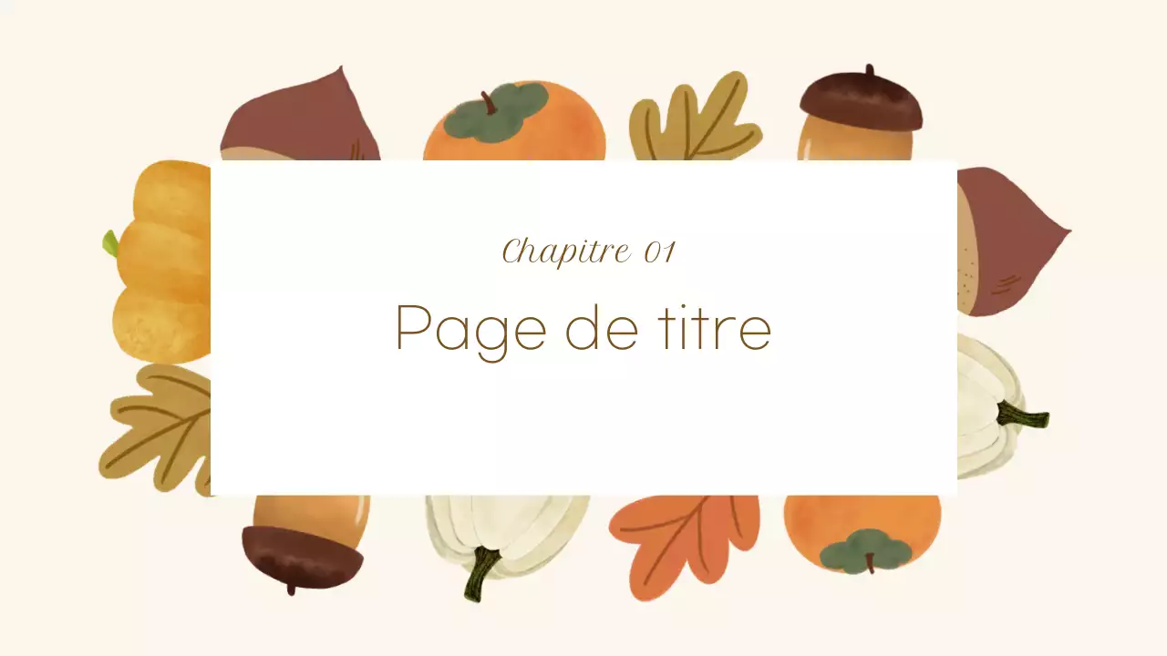 Beige Cosy Autumn Illustration Material