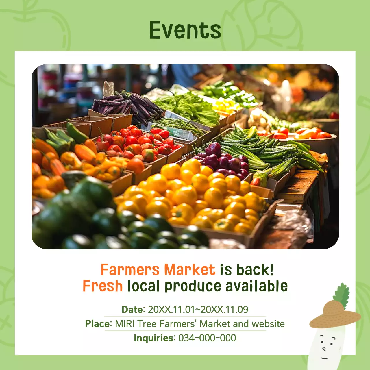 Promover a exposição anual de produtos bonitos