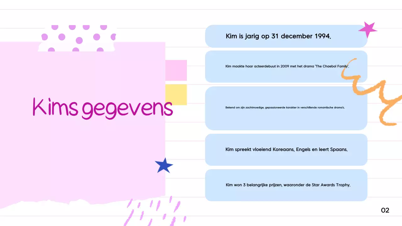 Paars Trendy Drama Promotie