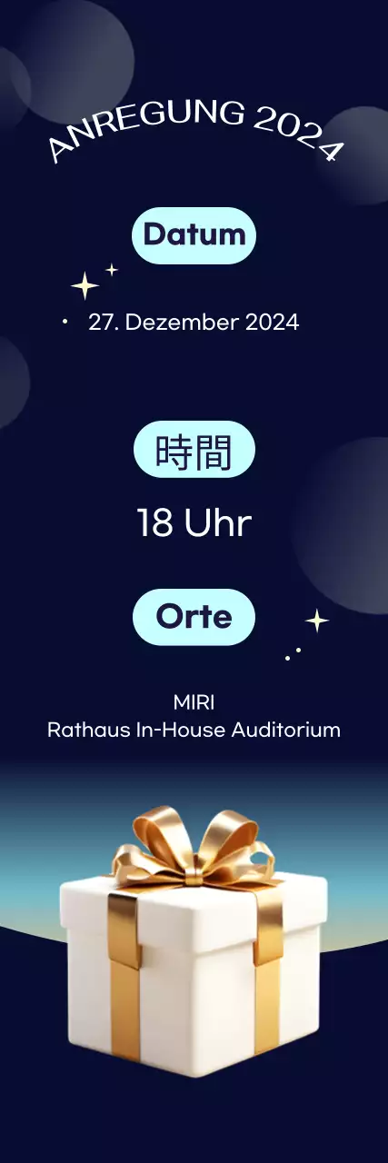 Moderne Soiree in Marineblau