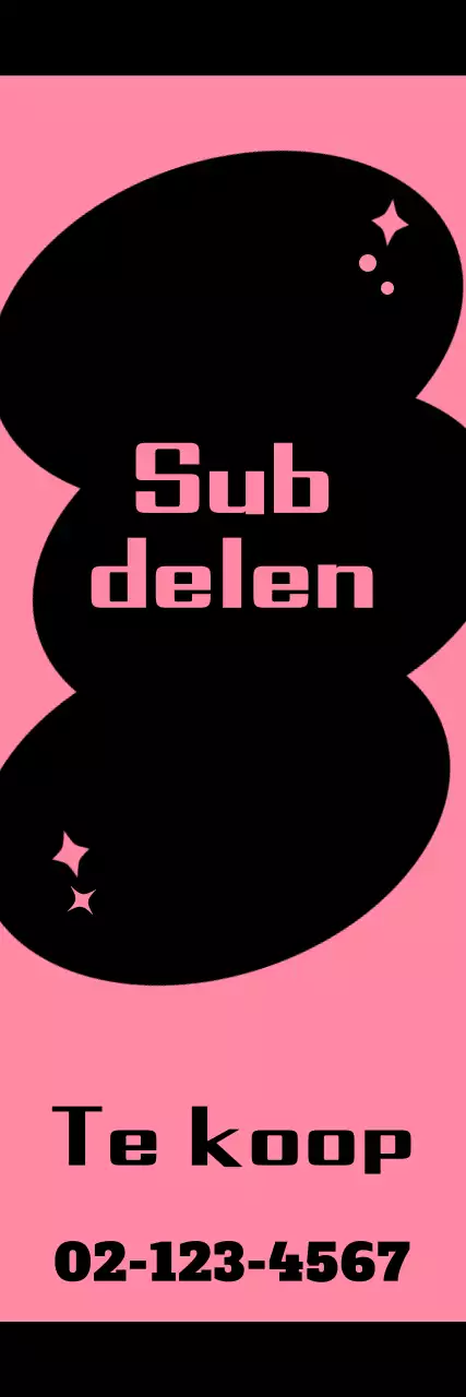 Roze eenvoudig onroerend goed advertenties