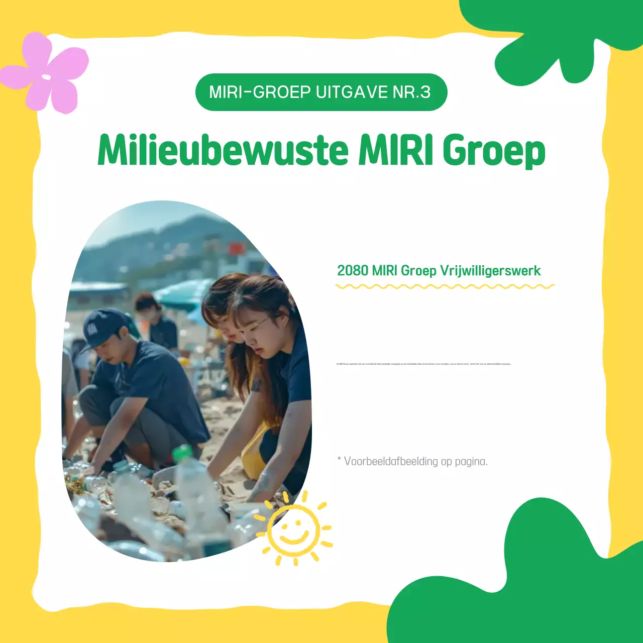 Geel voor het milieu-campagne